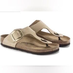 Birkenstock Big Buckle Gizeh in Sandcastle